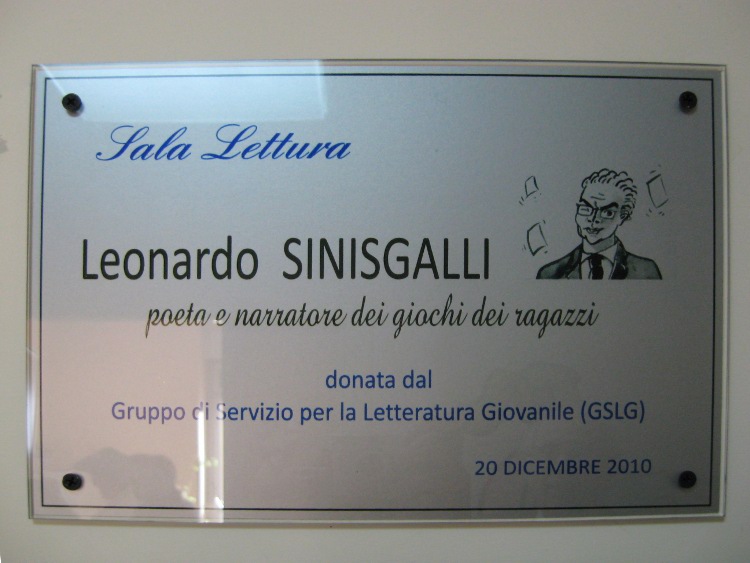 Inaugurazione sala con targa dedicata a Leonardo Sinisgalli